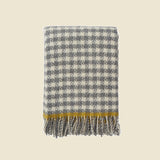 Klippan Dogtooth Wolldecke Grau